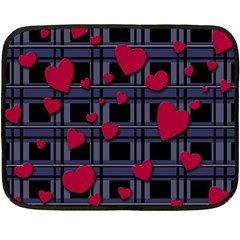 Decorative love Double Sided Fleece Blanket (Mini)  from ArtsNow.com 35 x27  Blanket Back