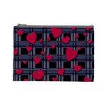 Decorative love Cosmetic Bag (Large) 