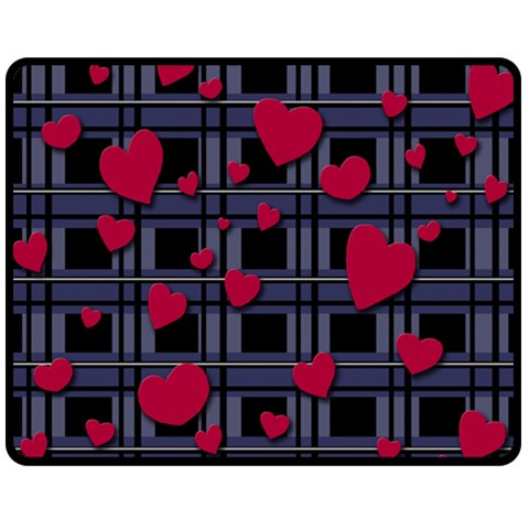 Decorative love Fleece Blanket (Medium)  from ArtsNow.com 60 x50  Blanket Front