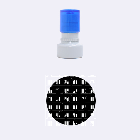 Decorative love Rubber Round Stamps (Small) from ArtsNow.com 1.12 x1.12  Stamp