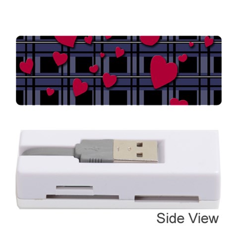 Decorative love Memory Card Reader (Stick)  from ArtsNow.com Front