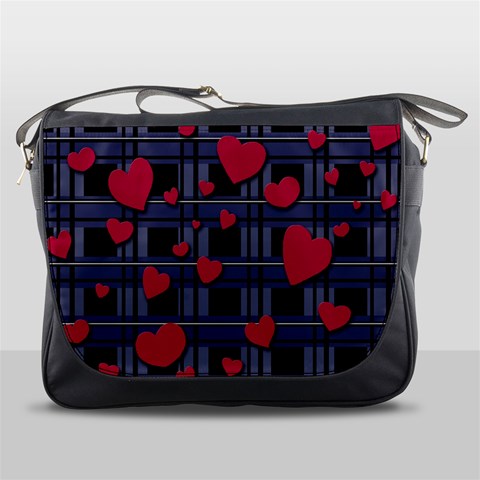 Decorative love Messenger Bags from ArtsNow.com Front
