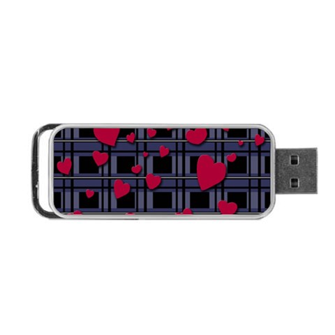 Decorative love Portable USB Flash (One Side) from ArtsNow.com Front