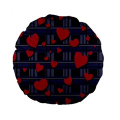 Decorative love Standard 15  Premium Round Cushions from ArtsNow.com Back