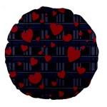 Decorative love Large 18  Premium Round Cushions