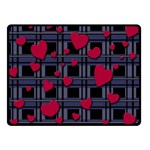 Decorative love Double Sided Fleece Blanket (Small) 