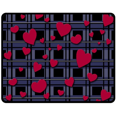 Decorative love Double Sided Fleece Blanket (Medium)  from ArtsNow.com 58.8 x47.4  Blanket Front