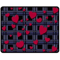 Decorative love Double Sided Fleece Blanket (Medium)  from ArtsNow.com 58.8 x47.4  Blanket Back