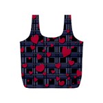 Decorative love Full Print Recycle Bags (S) 