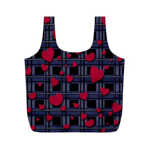 Decorative love Full Print Recycle Bags (M)  from ArtsNow.com Front
