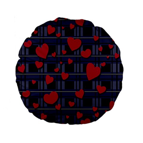 Decorative love Standard 15  Premium Flano Round Cushions from ArtsNow.com Front