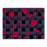 Decorative love Double Sided Flano Blanket (Mini) 