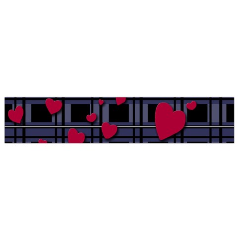 Decorative love Flano Scarf (Small) from ArtsNow.com Front