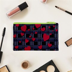 Decorative love Cosmetic Bag (XS) from ArtsNow.com Back