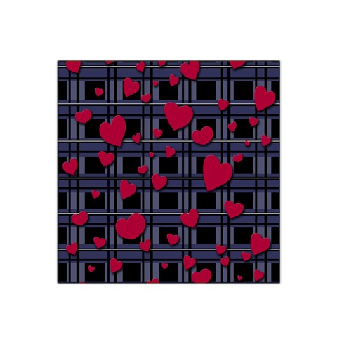 Decorative love Satin Bandana Scarf from ArtsNow.com Front