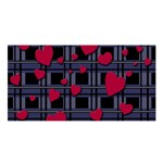 Decorative love Satin Shawl