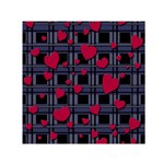 Decorative love Small Satin Scarf (Square)