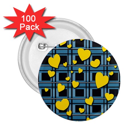 Love design 2.25  Buttons (100 pack)  from ArtsNow.com Front