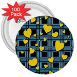 Love design 3  Buttons (100 pack) 