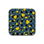 Love design Rubber Coaster (Square) 