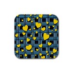 Love design Rubber Square Coaster (4 pack) 