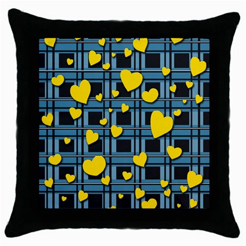 Love design Throw Pillow Case (Black) from ArtsNow.com Front