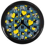 Love design Wall Clocks (Black)