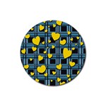 Love design Rubber Round Coaster (4 pack) 