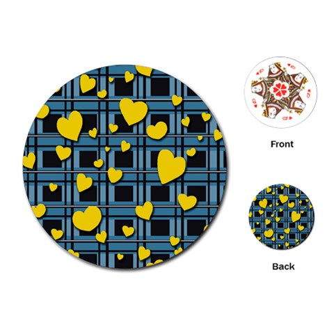 Love design Playing Cards (Round)  from ArtsNow.com Front
