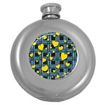 Love design Round Hip Flask (5 oz)