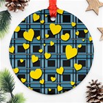 Love design Round Ornament (Two Sides) 