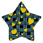 Love design Star Ornament (Two Sides) 