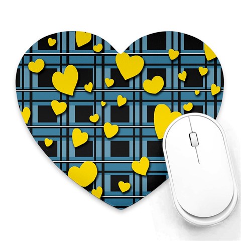 Love design Heart Mousepads from ArtsNow.com Front
