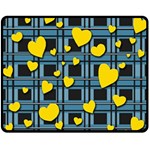 Love design Fleece Blanket (Medium) 