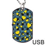 Love design Dog Tag USB Flash (One Side)