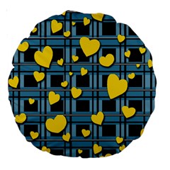 Love design Large 18  Premium Round Cushions from ArtsNow.com Front