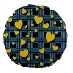 Love design Large 18  Premium Round Cushions