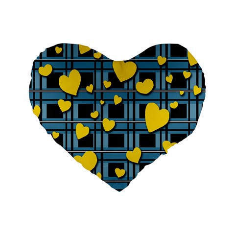 Love design Standard 16  Premium Heart Shape Cushions from ArtsNow.com Front