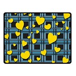 Love design Double Sided Fleece Blanket (Small) 