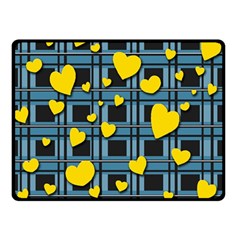 Love design Double Sided Fleece Blanket (Small)  from ArtsNow.com 45 x34  Blanket Back