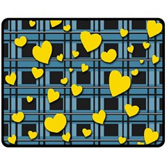 Love design Double Sided Fleece Blanket (Medium)  from ArtsNow.com 58.8 x47.4  Blanket Front