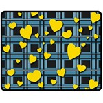 Love design Double Sided Fleece Blanket (Medium) 