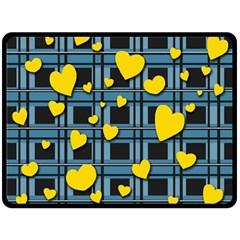 Love design Double Sided Fleece Blanket (Large)  from ArtsNow.com 80 x60  Blanket Front