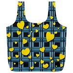 Love design Full Print Recycle Bags (L) 