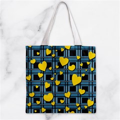 Love design Zipper Grocery Tote Bag from ArtsNow.com Front