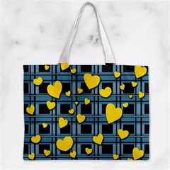 Love design Zipper Mini Tote Bag from ArtsNow.com Back