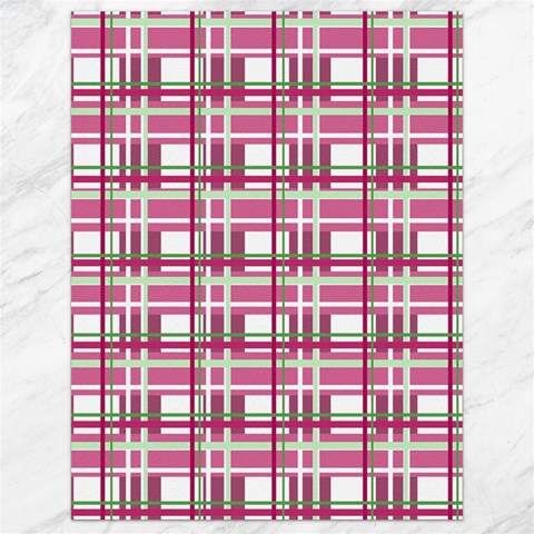 Pink plaid pattern Canvas 18  x 24   from ArtsNow.com 17.8 x23.08  Canvas - 1
