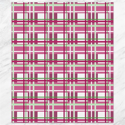 Pink plaid pattern Canvas 20  x 24   from ArtsNow.com 19.57 x23.15  Canvas - 1