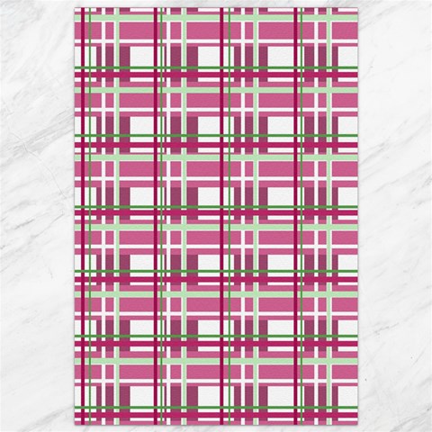 Pink plaid pattern Canvas 20  x 30   from ArtsNow.com 19.62 x28.9  Canvas - 1