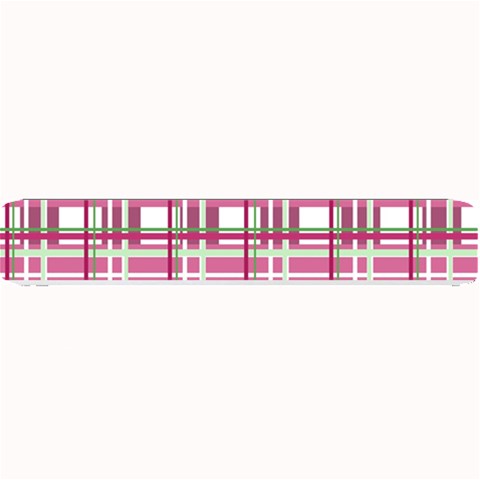 Pink plaid pattern Small Bar Mats from ArtsNow.com 24 x4  Bar Mat